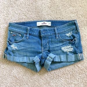 Hollister jean shorts